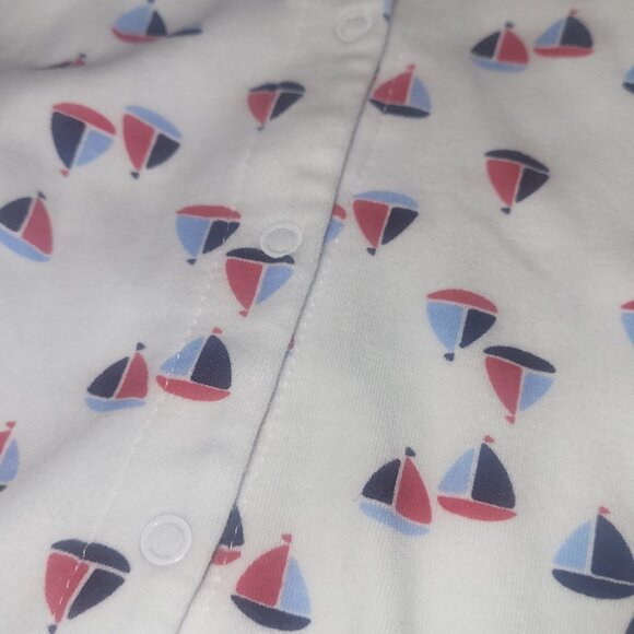 Lot of 3 : Baby One Piece Sets, Blue, White, Cream - Picture 5 of 6